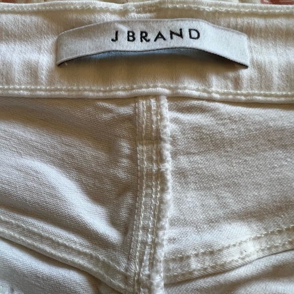 Jbrand Alana white skinny jean w/black side stripe Size 31 - Picture 3 of 3